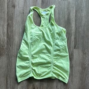 Athleta Fastest Track Tank Top Lime Green XL Racerback Lightweight Activewear